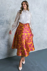 PERFECT REFINEMENT WOVEN SKIRT - Flying Tomato - Flyclothing LLC