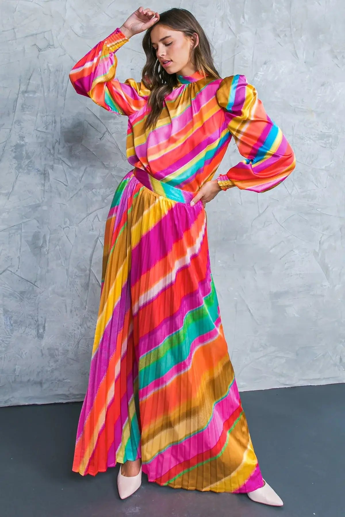 DRAMATIC DREAMS WOVEN SKIRT - Flying Tomato - Flyclothing LLC