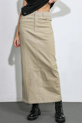 MY LOVE MINE ALL MINE WOVEN MIDI SKIRT - Flying Tomato - Flyclothing LLC