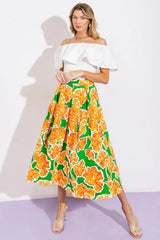 LIVE YOUR TRUTH WOVEN SKIRT - Flying Tomato - Flyclothing LLC