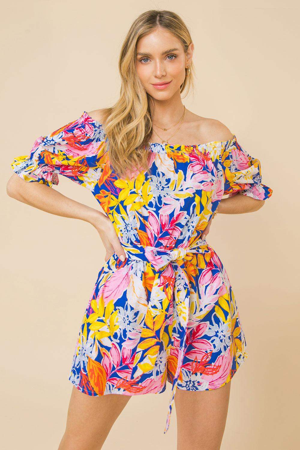 ADMIRE YOU BLOSSOM ROMPER - Flying Tomato - Flyclothing LLC