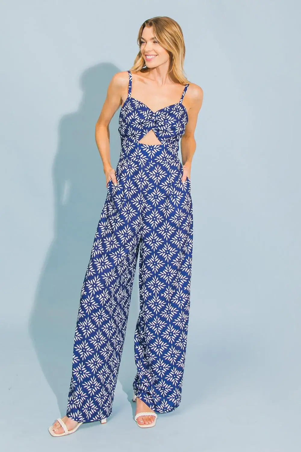 SEND A MESSAGE WOVEN JUMPSUIT - Flying Tomato - Flyclothing LLC