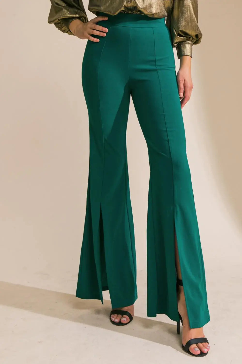 HEY DARLING WOVEN FLARE PANTS - Flying Tomato - Flyclothing LLC