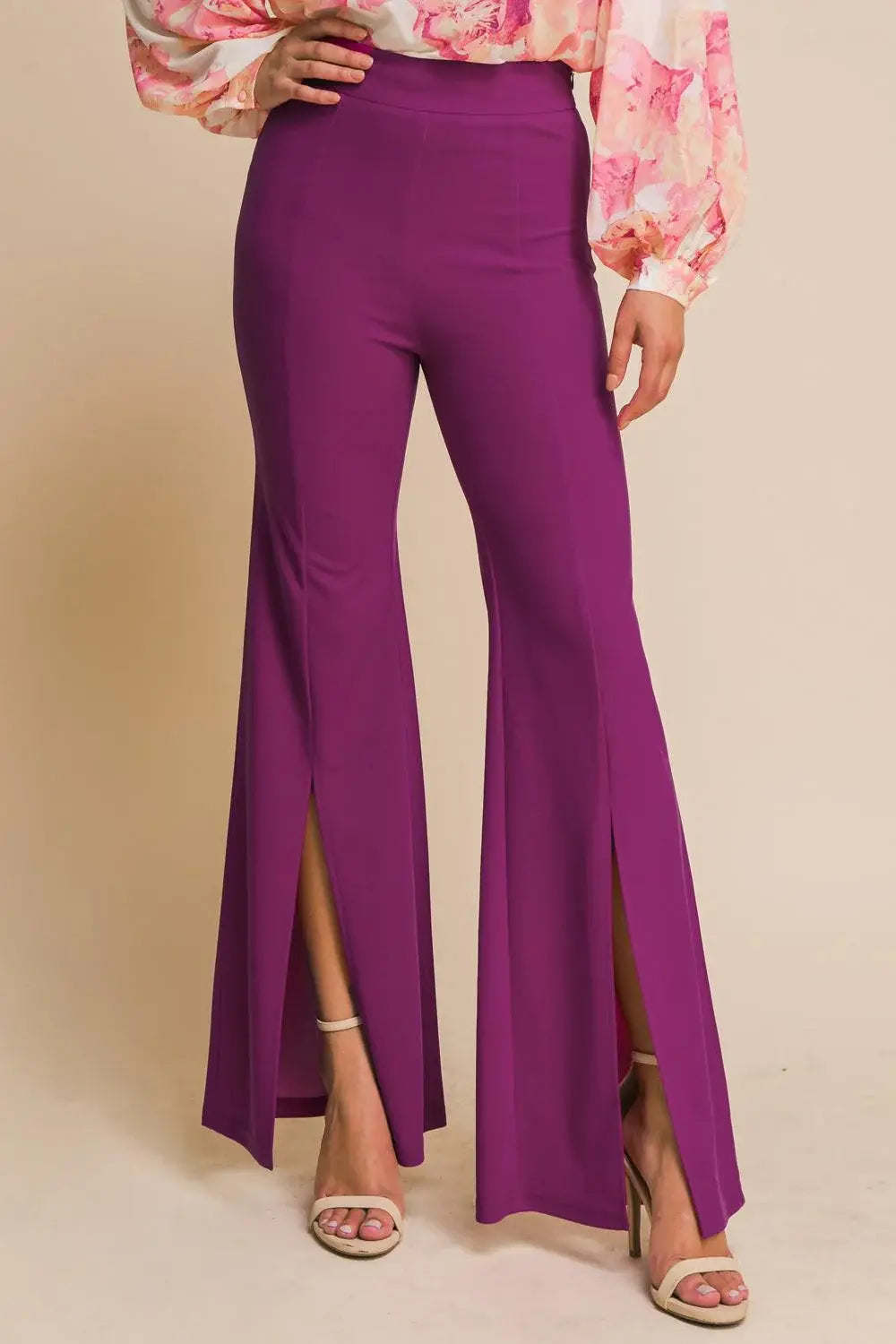 HEY DARLING WOVEN FLARE PANTS - Flying Tomato - Flyclothing LLC