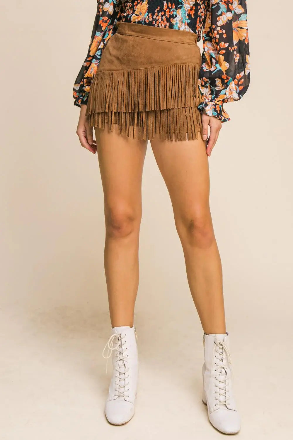 MAKE SOME PLANS SUEDE SKORT - Flying Tomato - Flyclothing LLC