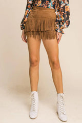 MAKE SOME PLANS SUEDE SKORT - Flying Tomato - Flyclothing LLC