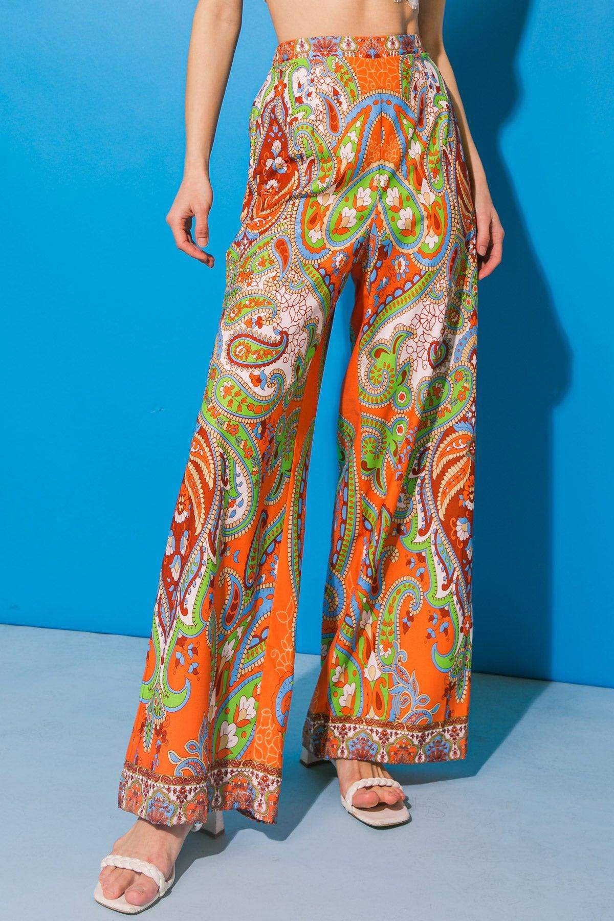 IN A GOOD PLACE WOVEN PANTS - Flying Tomato - Flyclothing LLC