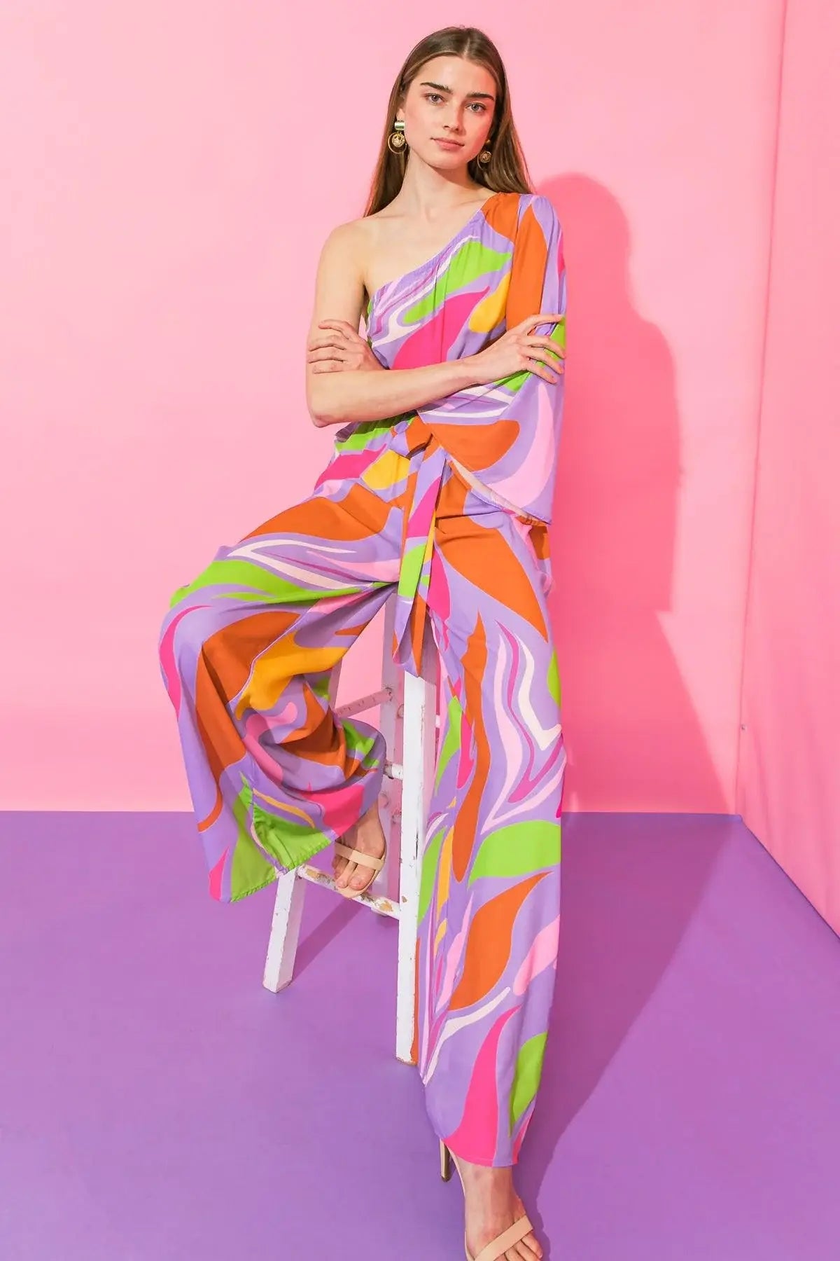 HARMONY WOVEN JUMPSUIT - Flying Tomato - Flyclothing LLC