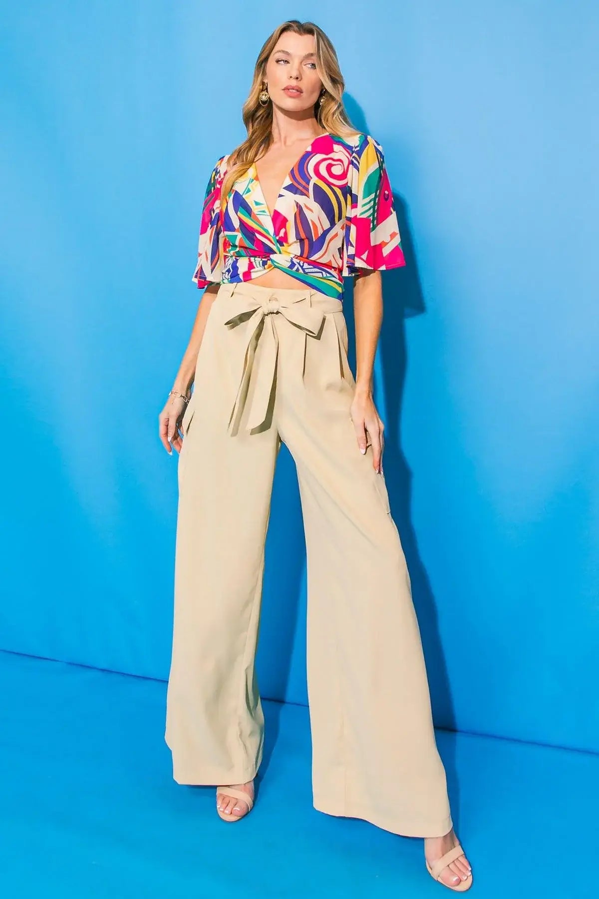 A GOOD WOMAN WOVEN PANTS - Flying Tomato - Flyclothing LLC