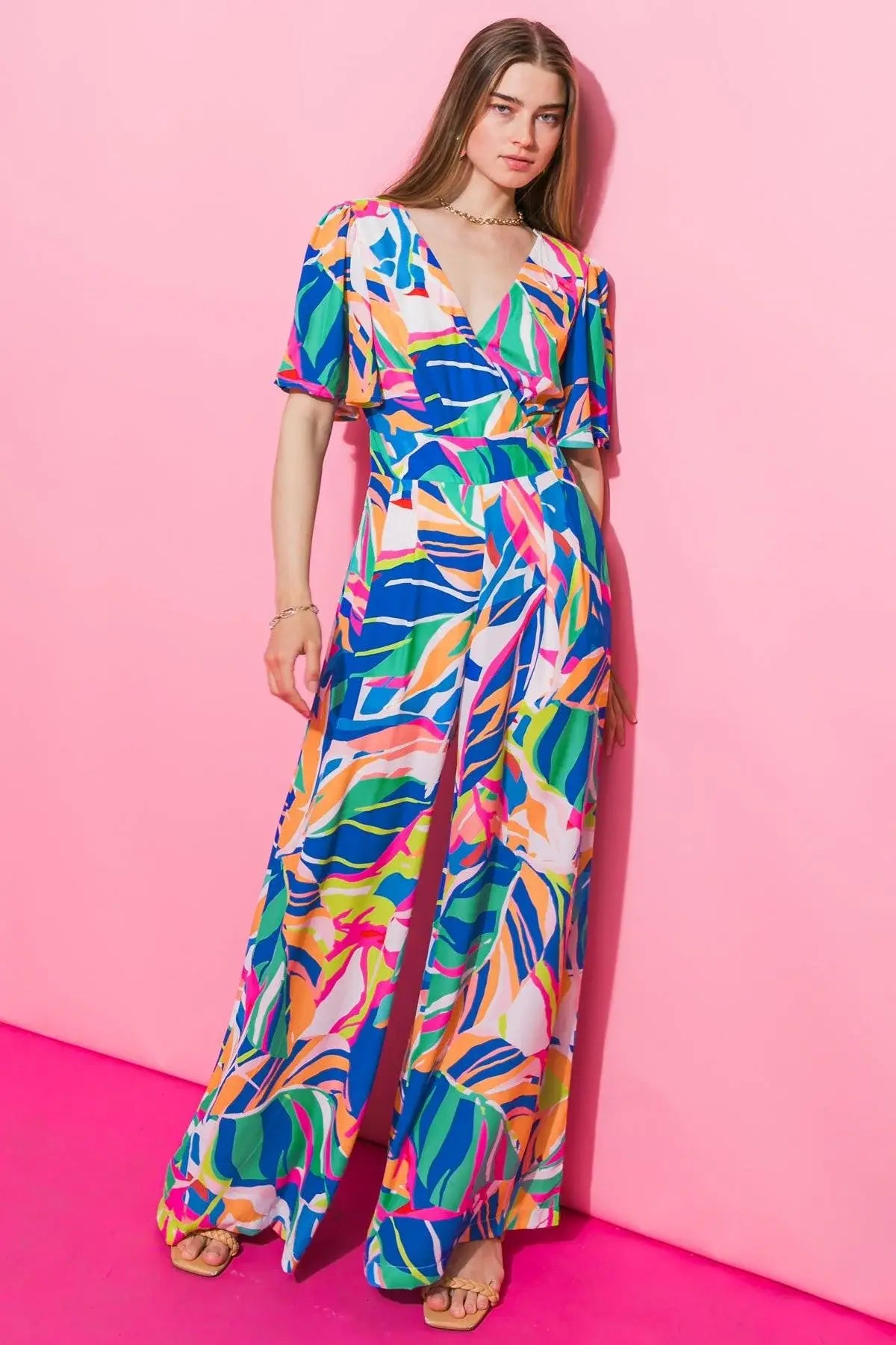 WHITEWATER BAY WOVEN JUMPSUIT - Flying Tomato - Flyclothing LLC