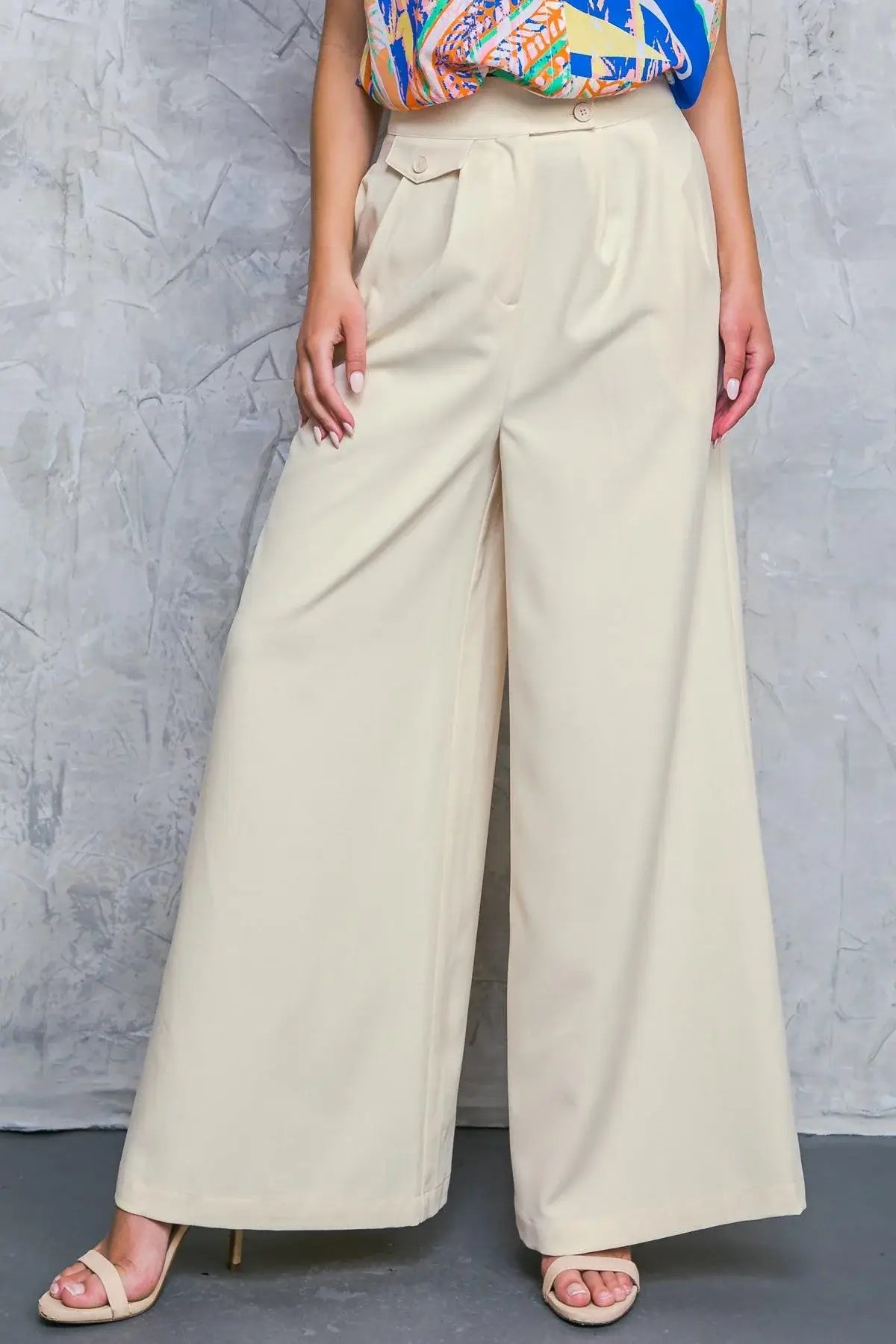 DELICATE FEELINGS WOVEN PANTS - Flying Tomato - Flyclothing LLC