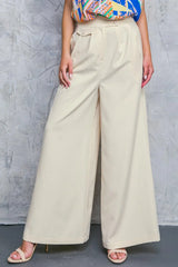 DELICATE FEELINGS WOVEN PANTS - Flying Tomato - Flyclothing LLC