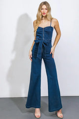 DRIFT AWAY DENIM JUMPSUIT - Flying Tomato - Flyclothing LLC