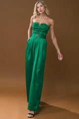 LOST IN YOUR EYES WOVEN JUMPSUIT - Flying Tomato - Flyclothing LLC