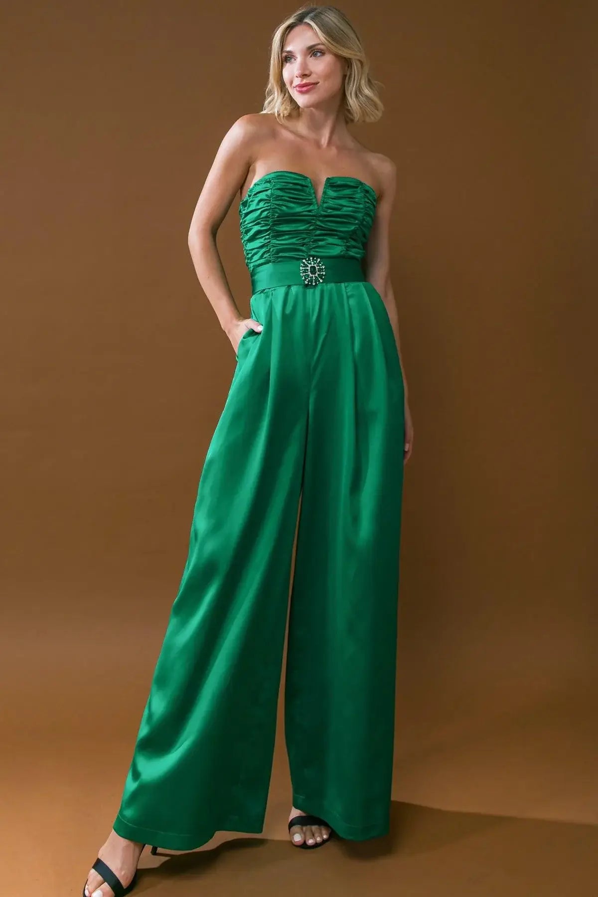 LOST IN YOUR EYES WOVEN JUMPSUIT - Flying Tomato - Flyclothing LLC