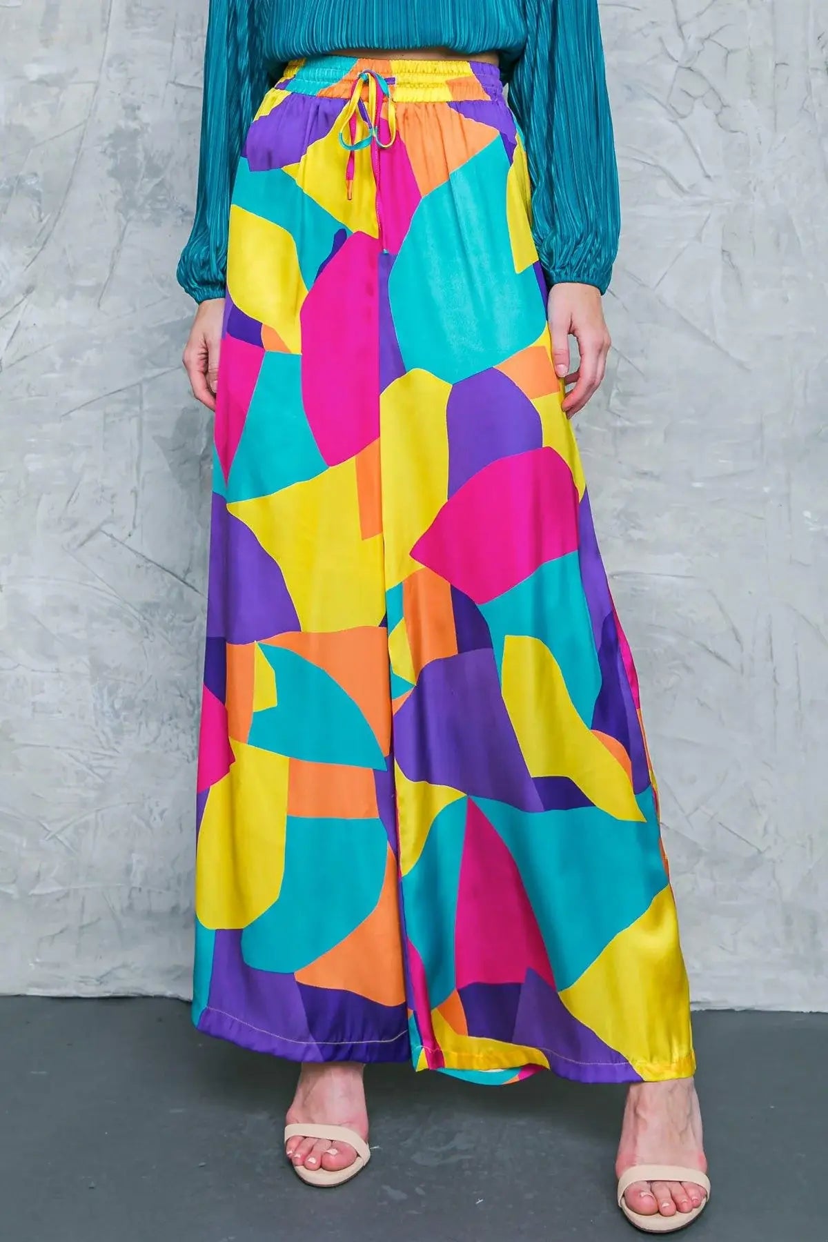 FOLLOW THE FLOW WOVEN PANTS - Flying Tomato - Flyclothing LLC