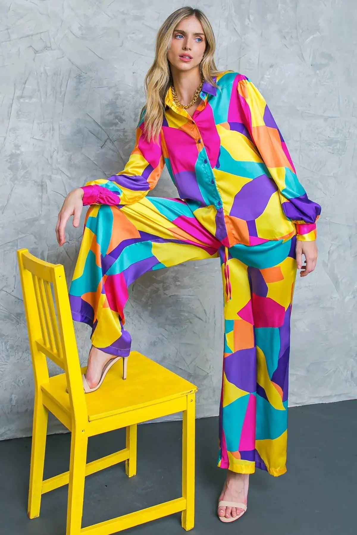 FOLLOW THE FLOW WOVEN PANTS - Flying Tomato - Flyclothing LLC