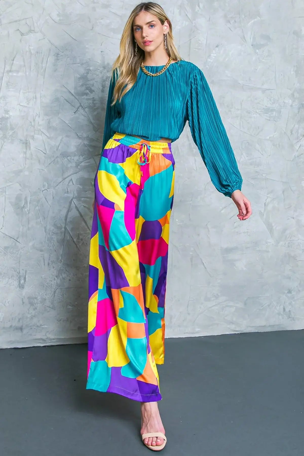 FOLLOW THE FLOW WOVEN PANTS - Flying Tomato - Flyclothing LLC