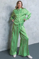 NOTHING TO REGRET SATIN PANTS - Flying Tomato - Flyclothing LLC