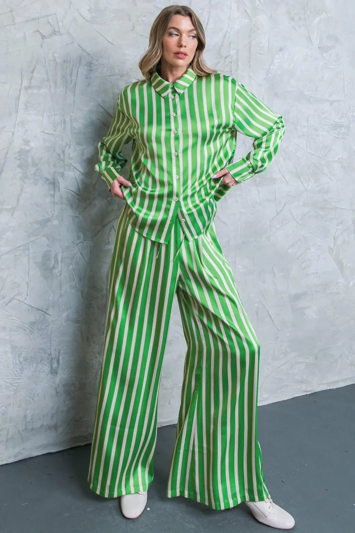 NOTHING TO REGRET SATIN PANTS - Flying Tomato - Flyclothing LLC