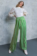 NOTHING TO REGRET SATIN PANTS - Flying Tomato - Flyclothing LLC