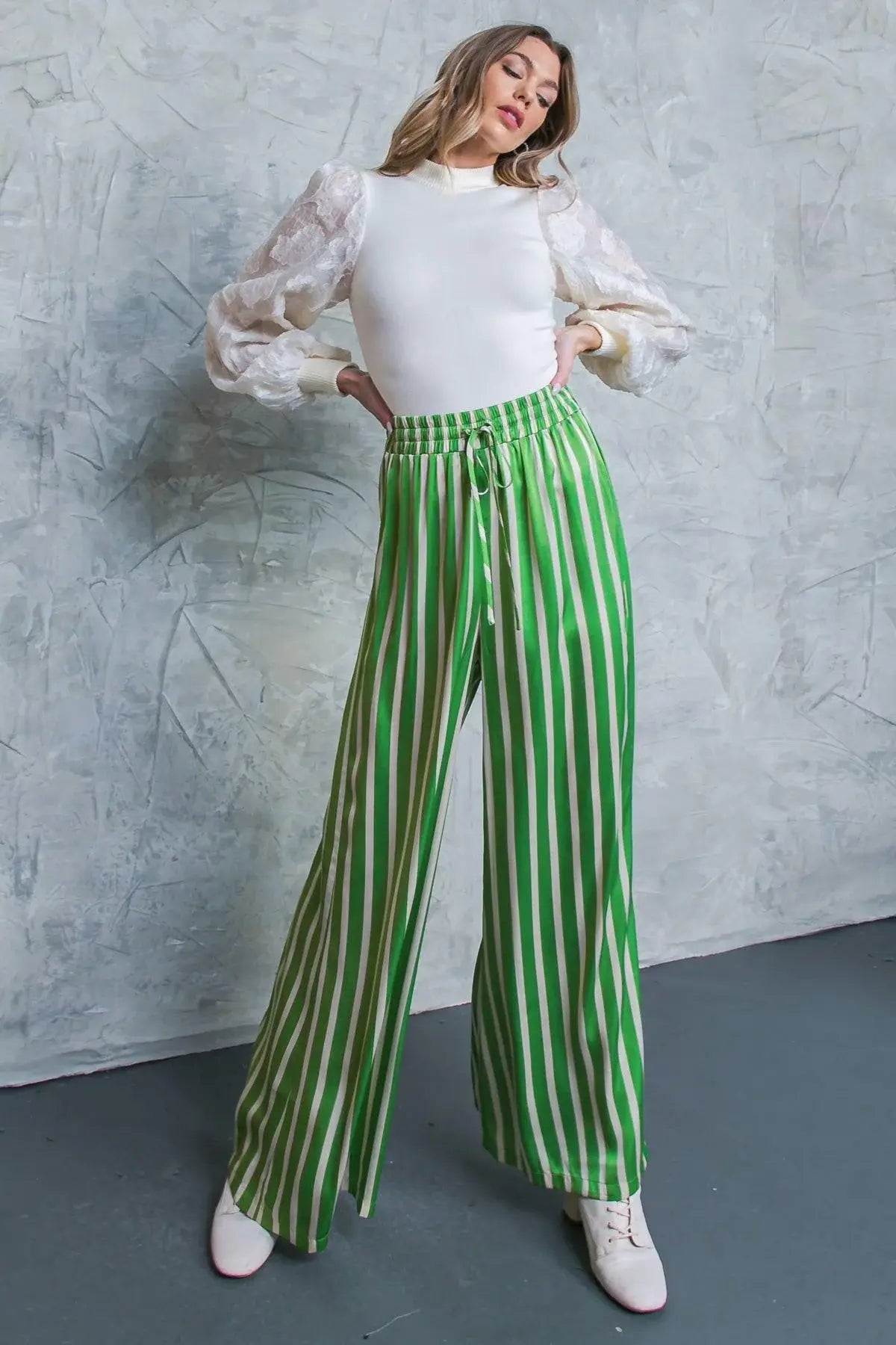 NOTHING TO REGRET SATIN PANTS - Flying Tomato - Flyclothing LLC