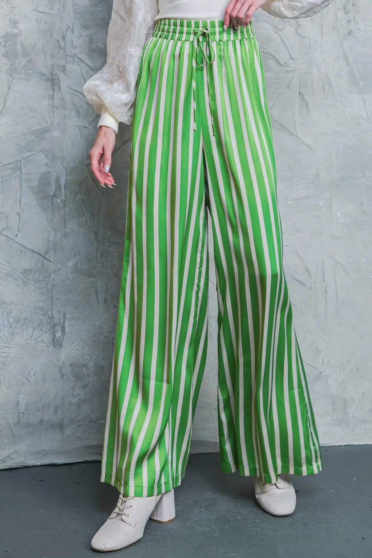NOTHING TO REGRET SATIN PANTS - Flying Tomato - Flyclothing LLC