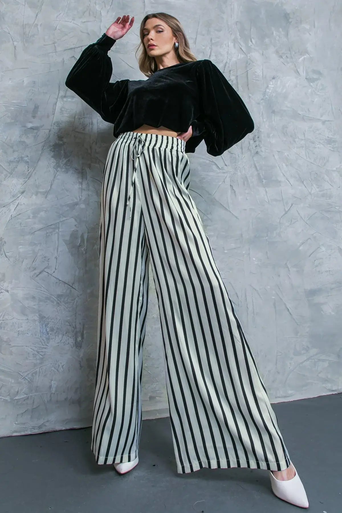 NOTHING TO REGRET SATIN PANTS - Flying Tomato - Flyclothing LLC