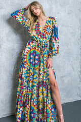 EVERYTHING I LOVE WOVEN MAXI DRESS - Flying Tomato - Flyclothing LLC