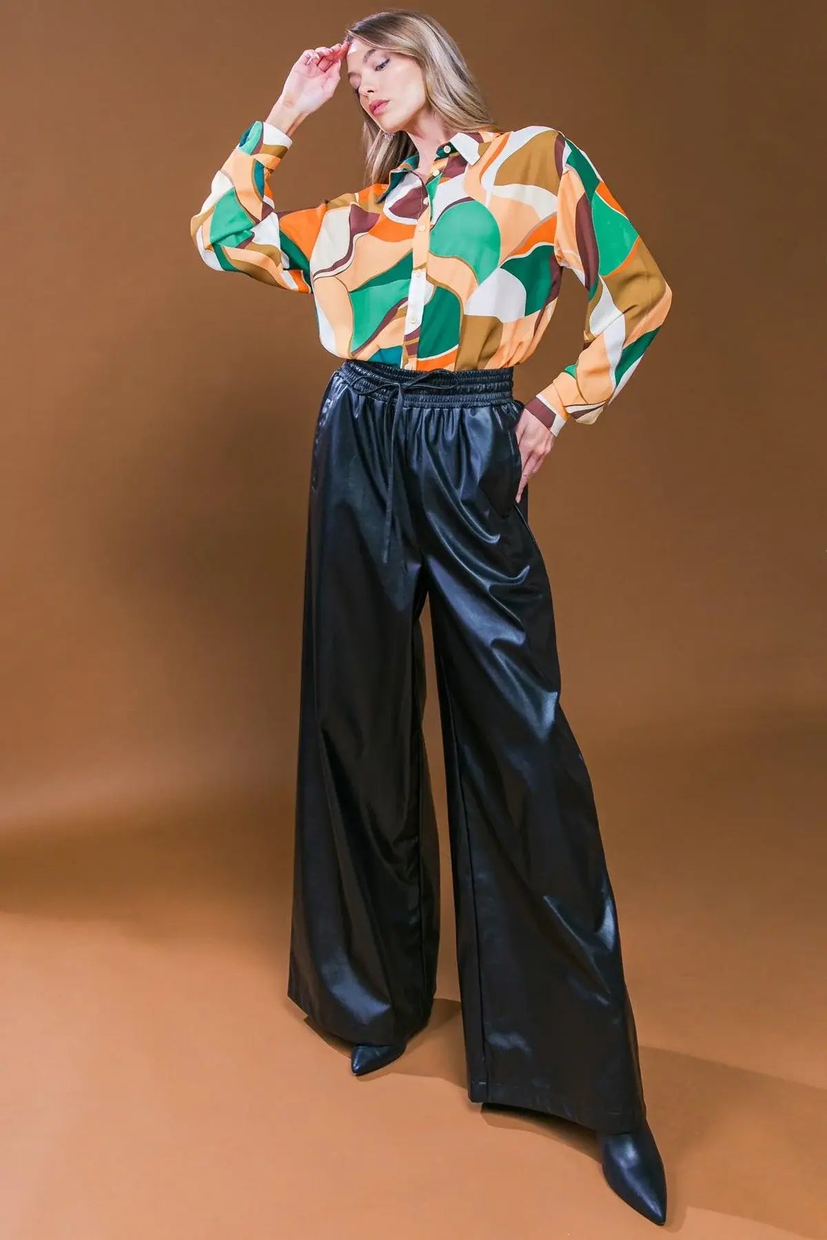 ICONIC REPUTATION LEATHER PANTS - Flying Tomato - Flyclothing LLC