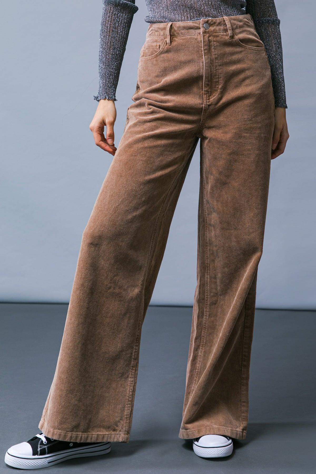 HOW DARE YOU CORDUROY PANTS - Flying Tomato - Flyclothing LLC
