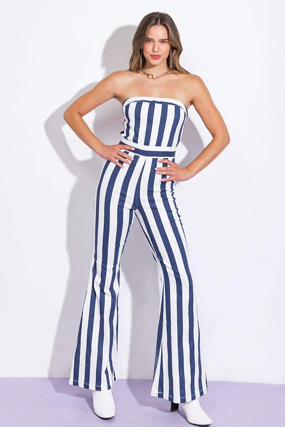 GRACEFUL APPEARANCE TWILL JUMPSUIT - Flying Tomato - Flyclothing LLC