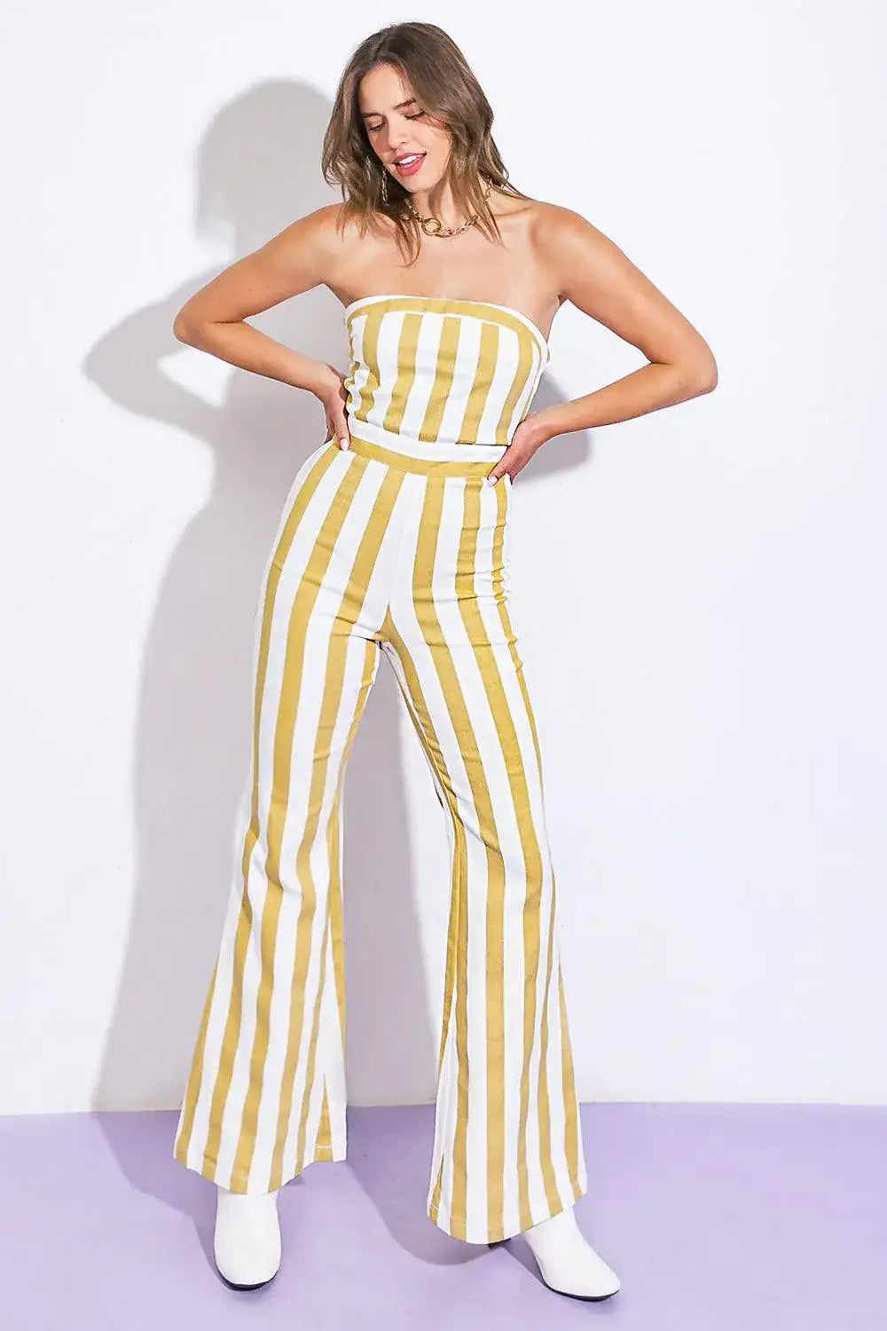 GRACEFUL APPEARANCE TWILL JUMPSUIT - Flying Tomato - Flyclothing LLC