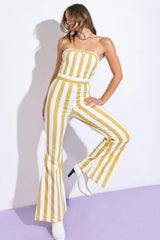 GRACEFUL APPEARANCE TWILL JUMPSUIT - Flying Tomato - Flyclothing LLC