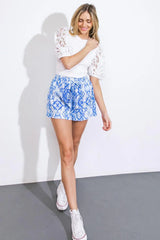 JUST CAN'T WAIT WOVEN SHORTS - Flying Tomato - Flyclothing LLC