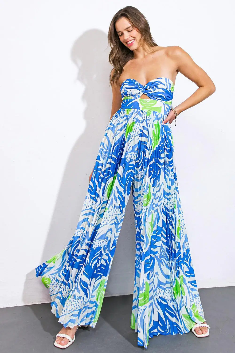 GIVE ME YOUR ATTENTION WOVEN JUMPSUIT - Flying Tomato - Flyclothing LLC