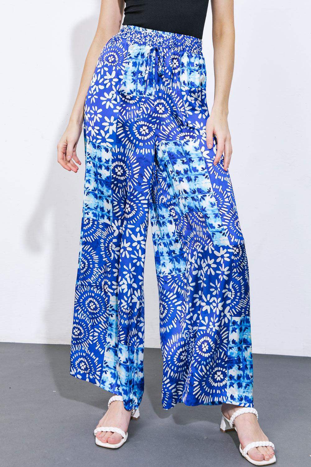 BEAUTIFUL BORDERS WOVEN PANTS - Flying Tomato - Flyclothing LLC