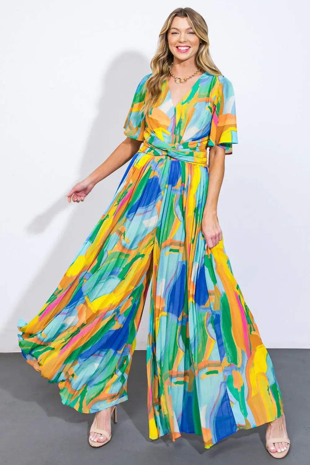 SPIRIT OF NOEL WOVEN JUMPSUIT - Flying Tomato - Flyclothing LLC