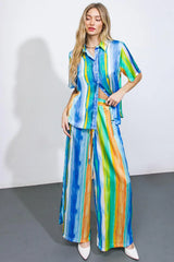 TAKE ME DANCING WOVEN SATIN PANTS - Flying Tomato - Flyclothing LLC