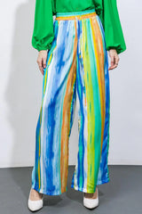 TAKE ME DANCING WOVEN SATIN PANTS - Flying Tomato - Flyclothing LLC