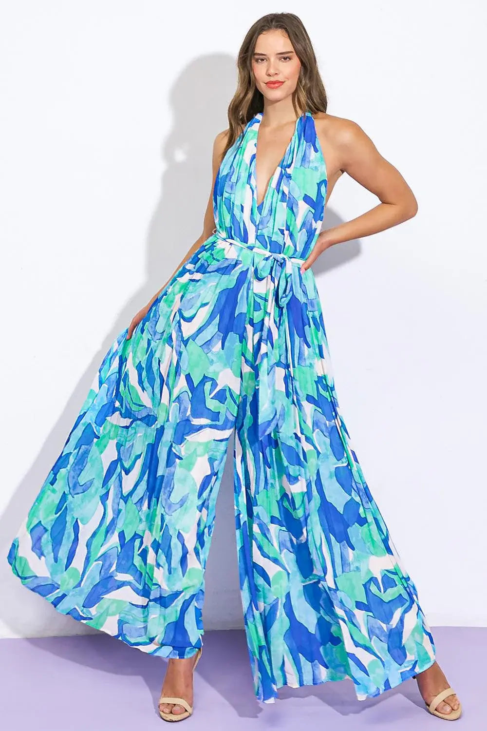 SWEET MELODY WOVEN JUMPSUIT - Flying Tomato - Flyclothing LLC