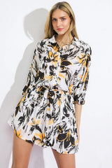 KEEP ON HOPING WOVEN ROMPER - Flying Tomato - Flyclothing LLC