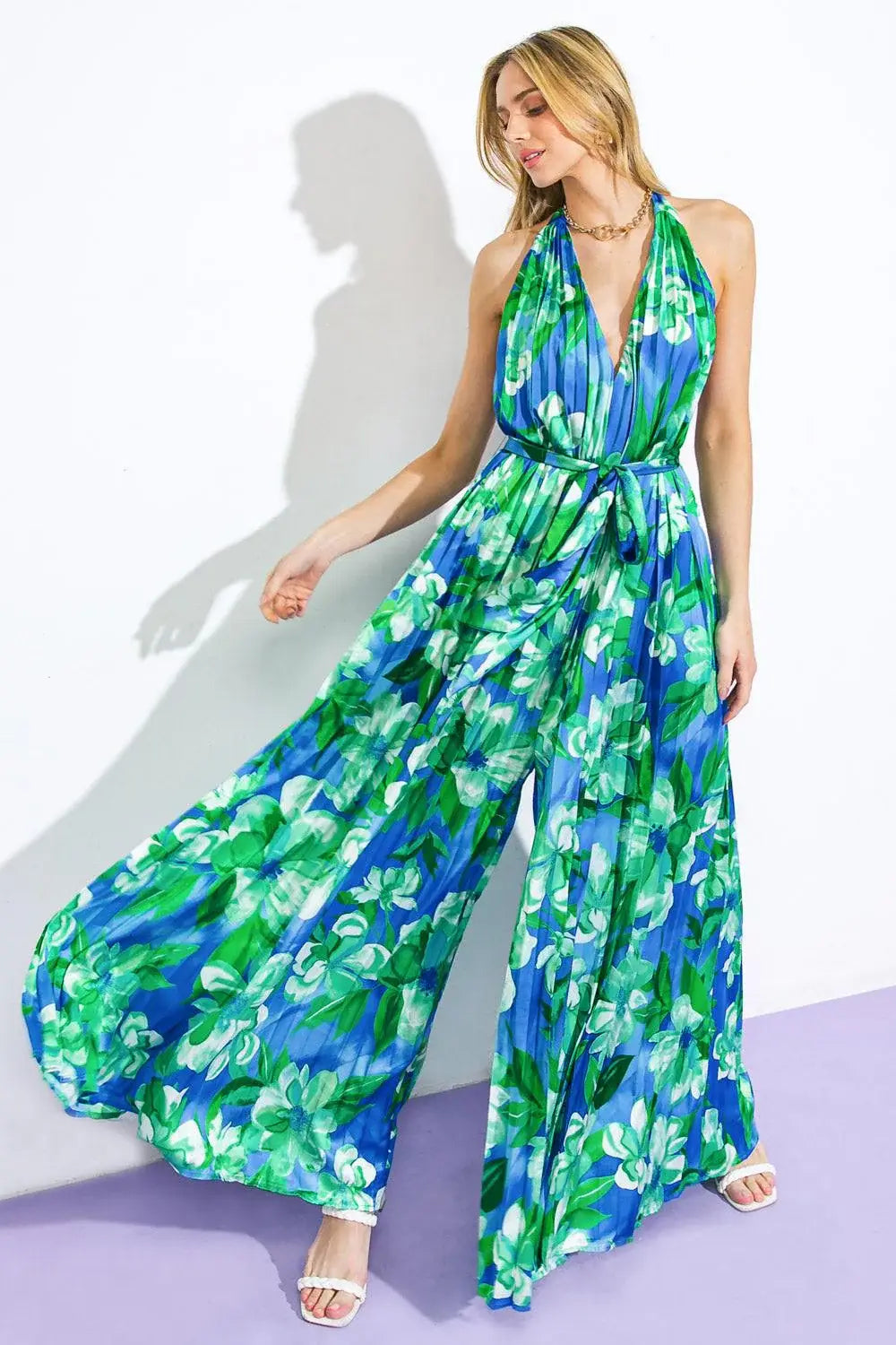 FRIDAY EVENING WOVEN JUMPSUIT - Flying Tomato - Flyclothing LLC
