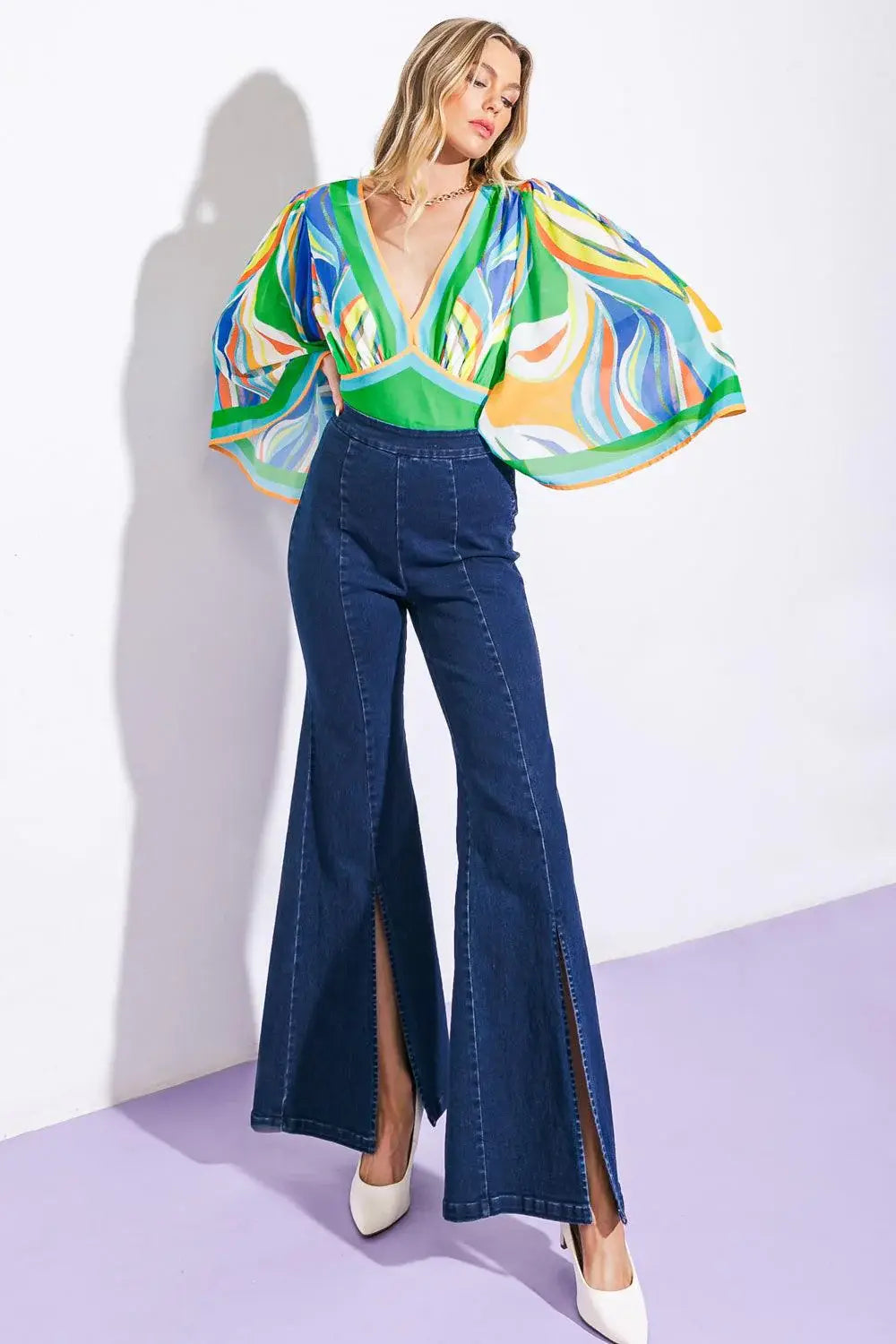 THERE FOR YOU DENIM PANTS - Flying Tomato - Flyclothing LLC