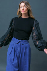 LEISURE LIFE SWEATER TOP - Flying Tomato - Flyclothing LLC