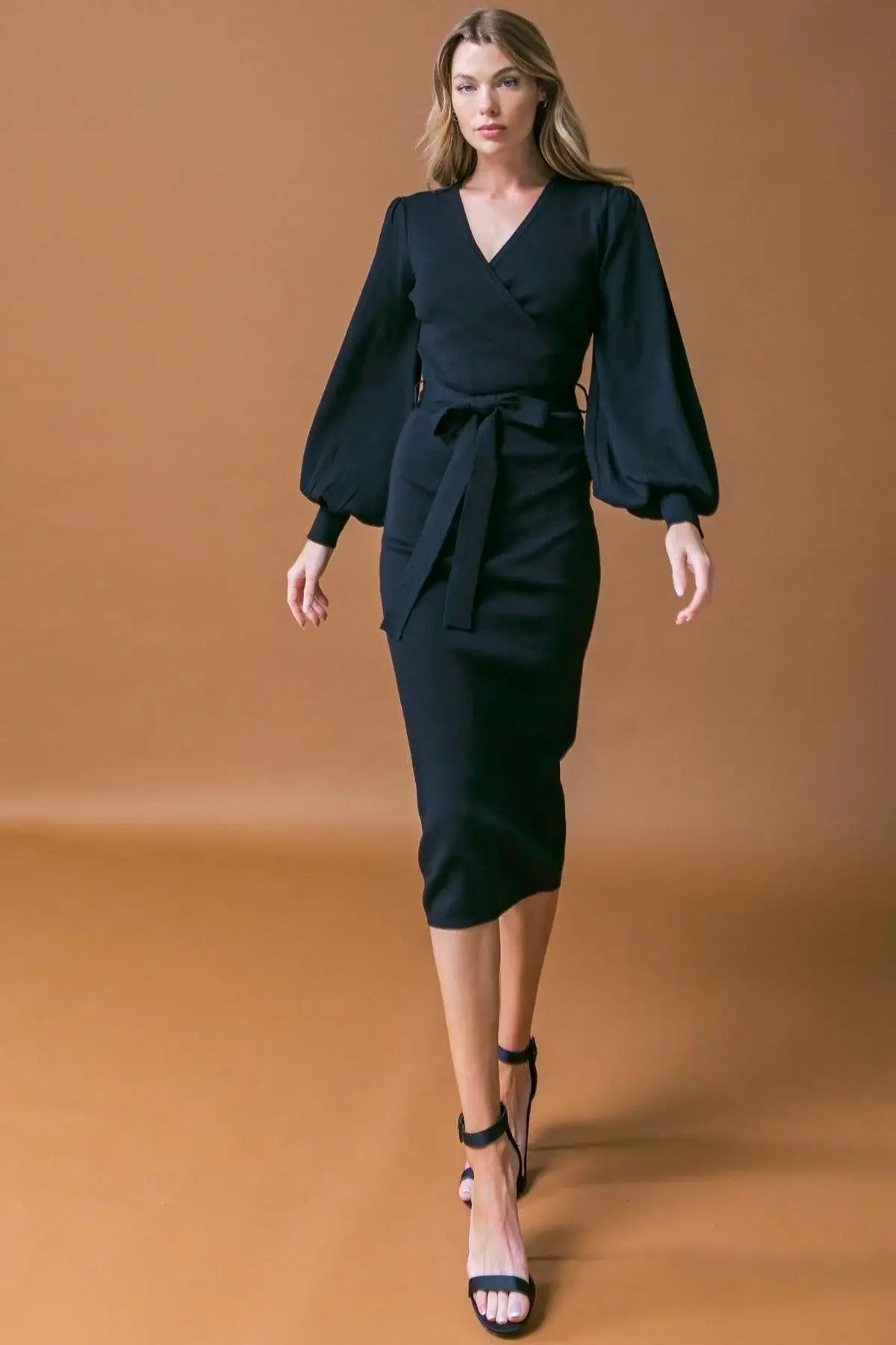 ADORABLE IDEAL SWEATER MIDI DRESS - Flying Tomato - Flyclothing LLC