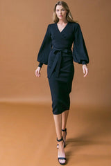 ADORABLE IDEAL SWEATER MIDI DRESS - Flying Tomato - Flyclothing LLC