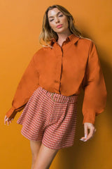 STATE OF SUCCESS POPLIN TOP - Flying Tomato - Flyclothing LLC