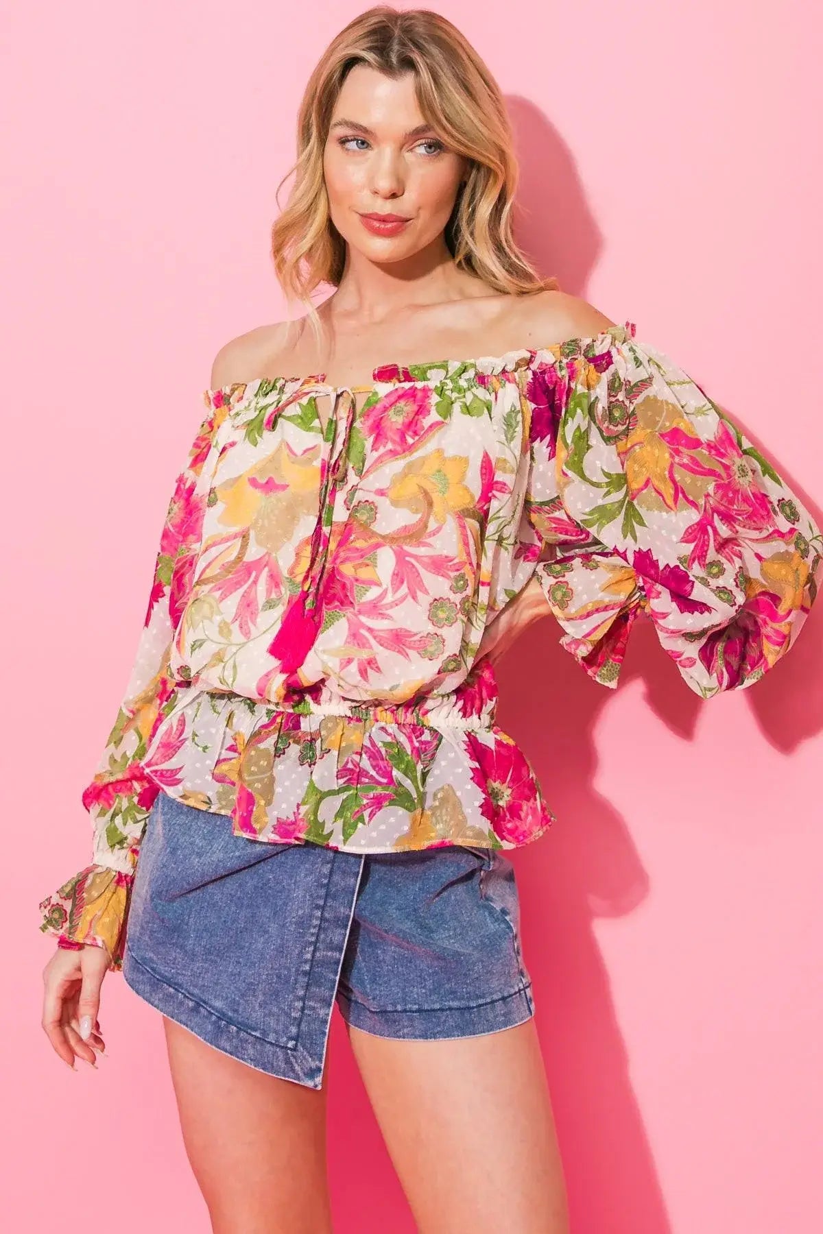 SWEETEST ESCAPE WOVEN TOP - Flying Tomato - Flyclothing LLC