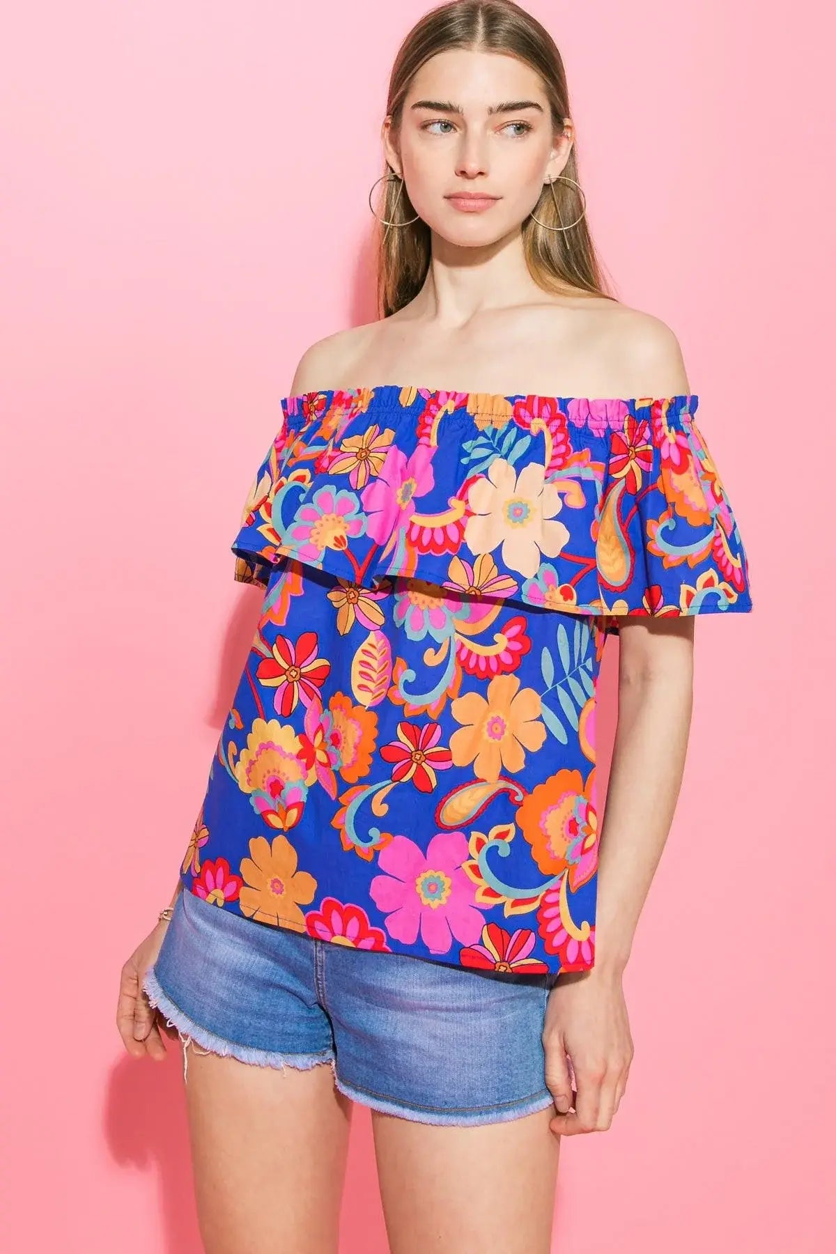 BELIEVE IN DESTINY POPLIN TOP - Flying Tomato - Flyclothing LLC